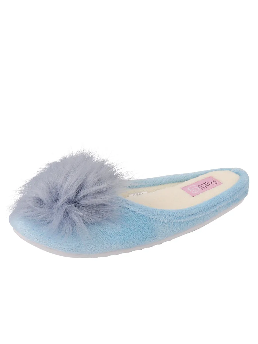 Sally Pouf Slip on Slipper