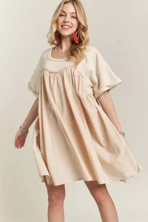 Sand Babydoll Dress (C60)