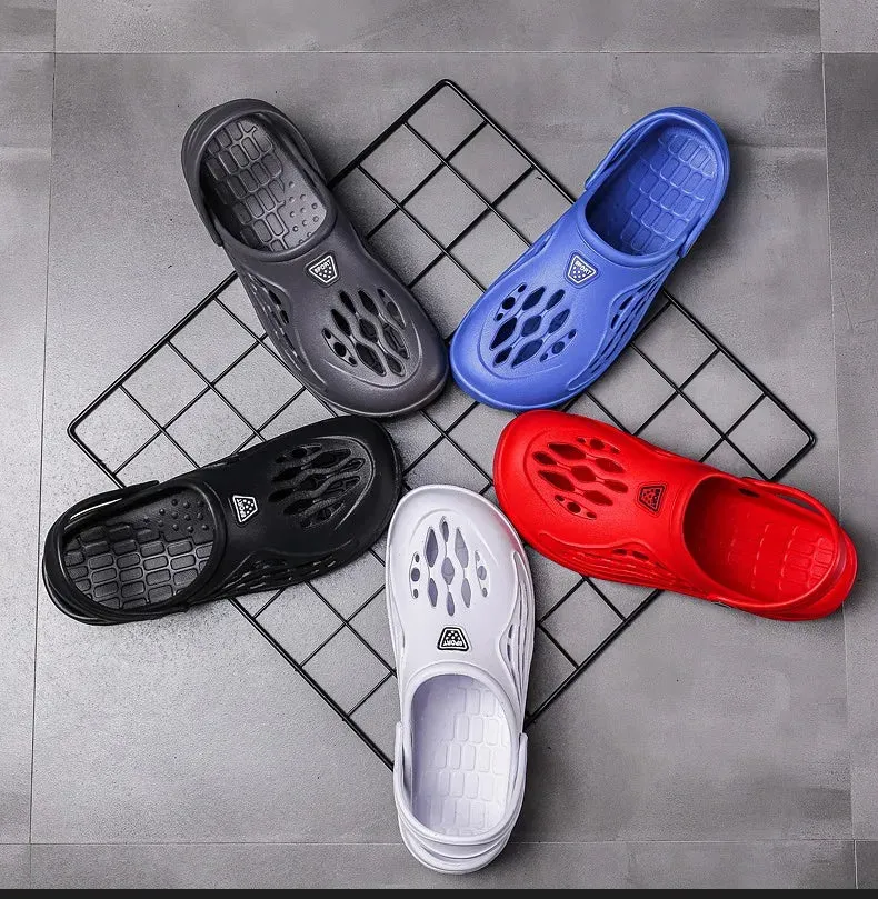Sandales de plage design chic / Clogs Men Sandals Men Shoe Summer Fang Man Hoof Thongs Stamp