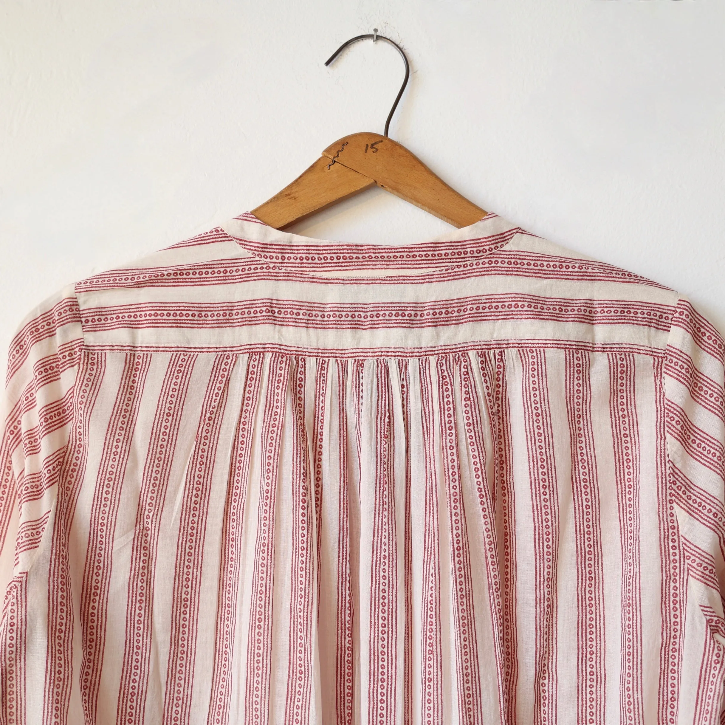 Scarlette Hand Printed Night Dress - Line Stripes