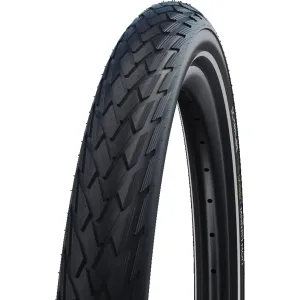 Schwalbe Green Marathon E-50 Wire Bead Hybrid Tyre 700 x 38c Black/Reflective