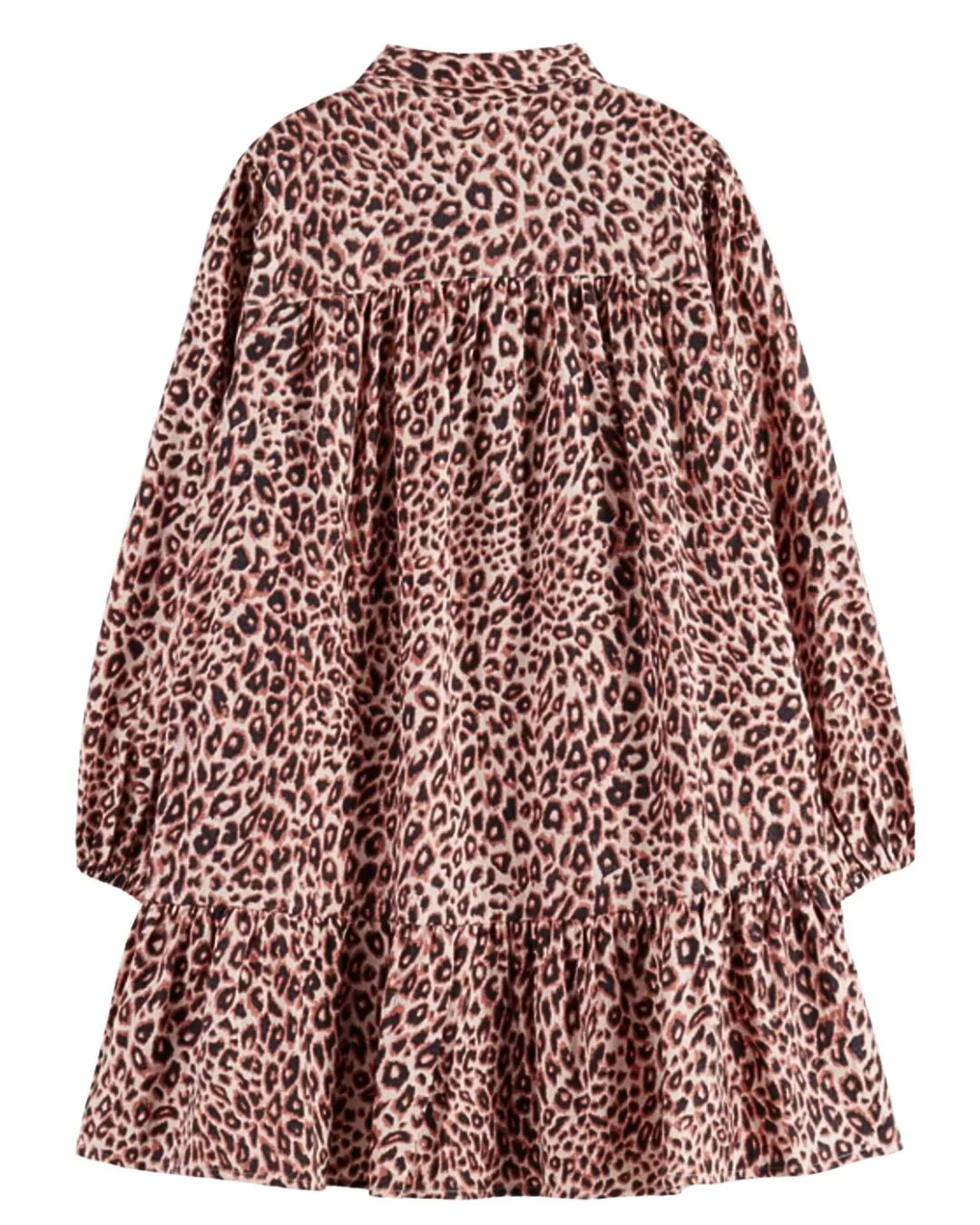Scotch & Soda Leopard Printed Flannel Shirt Dress