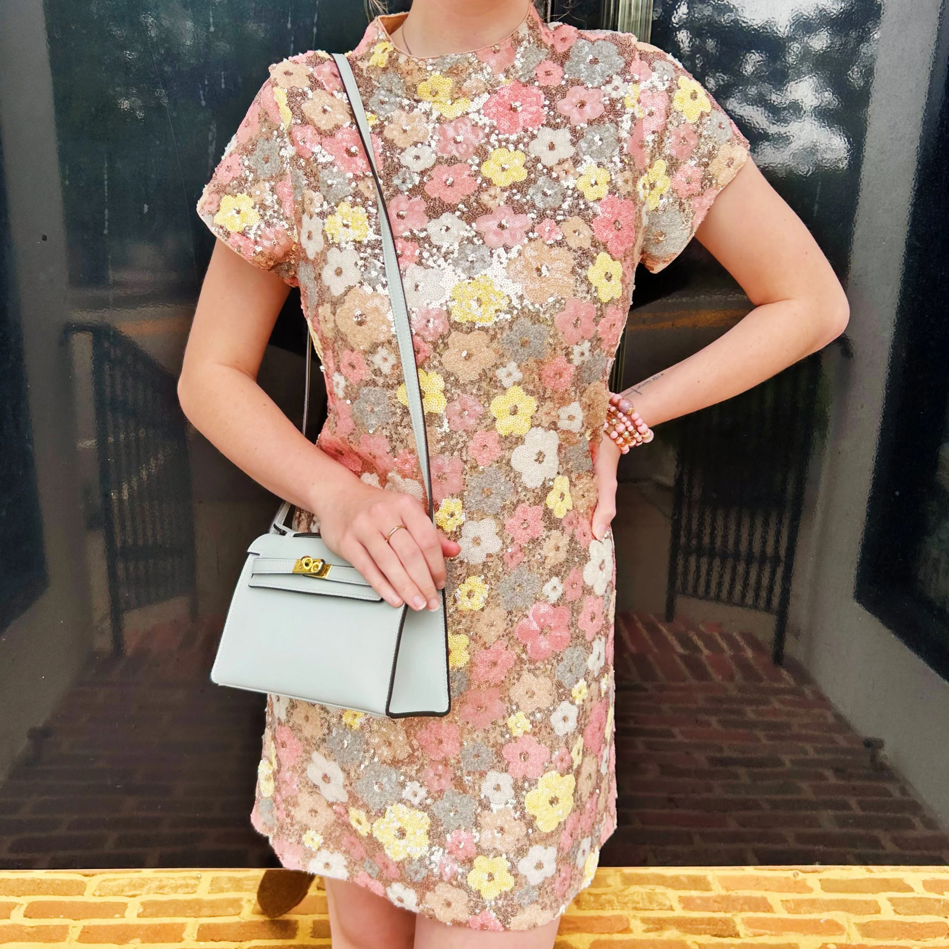Sequin Gardens Dress~Final Sale
