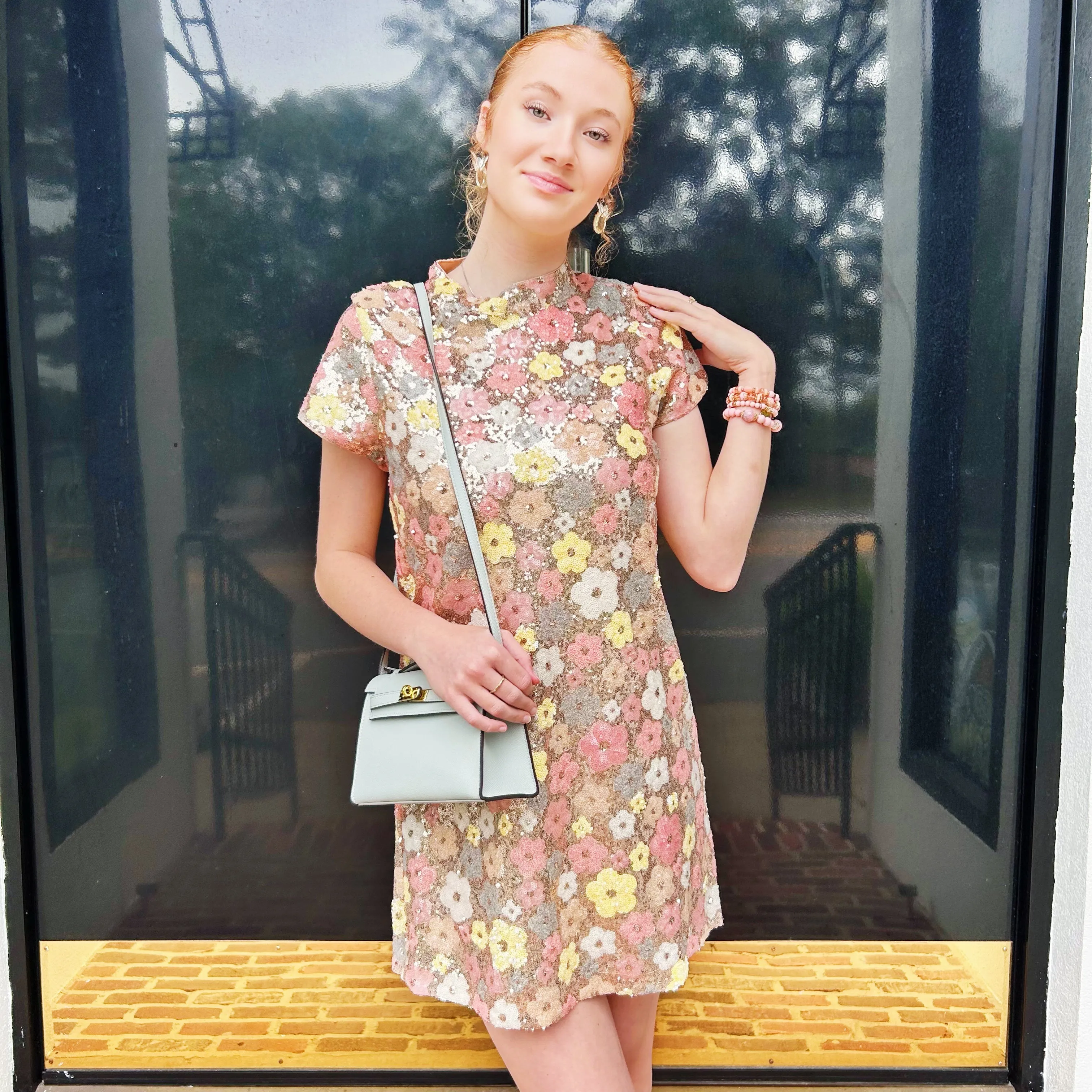 Sequin Gardens Dress~Final Sale
