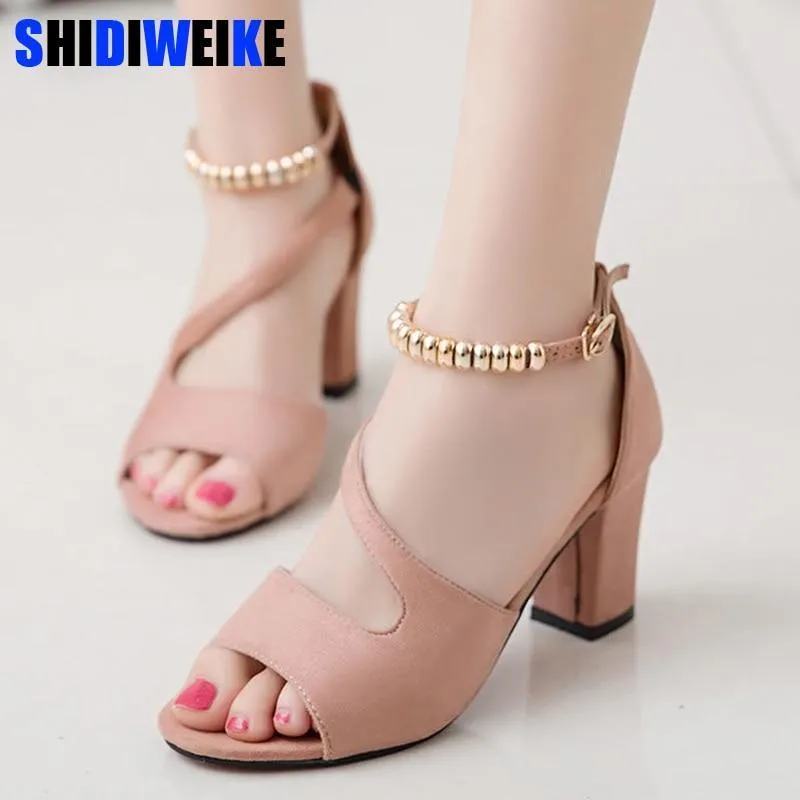 sexy fish mouth hollow Roman sandals