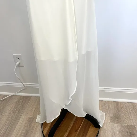 Show Me Your Mumu White Sophia Wrap Dress Size Medium New