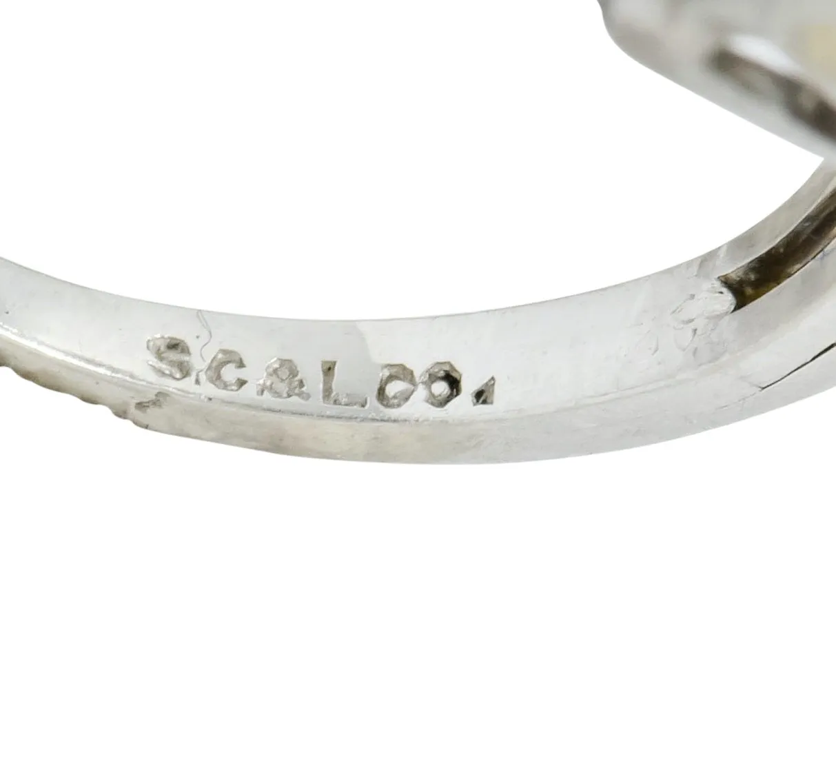Shreve, Crump & Low Retro 0.70 CTW Diamond Platinum Band Ring