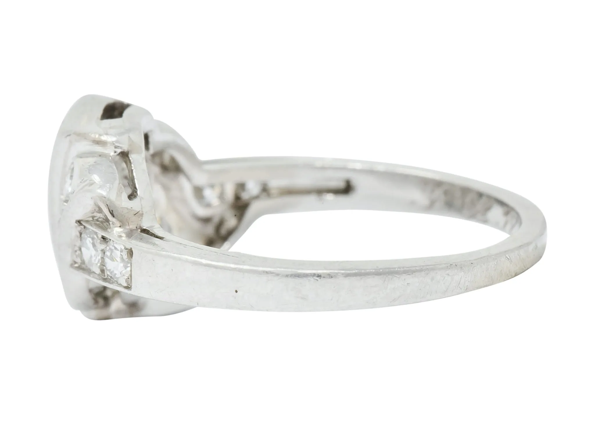 Shreve, Crump & Low Retro 0.70 CTW Diamond Platinum Band Ring