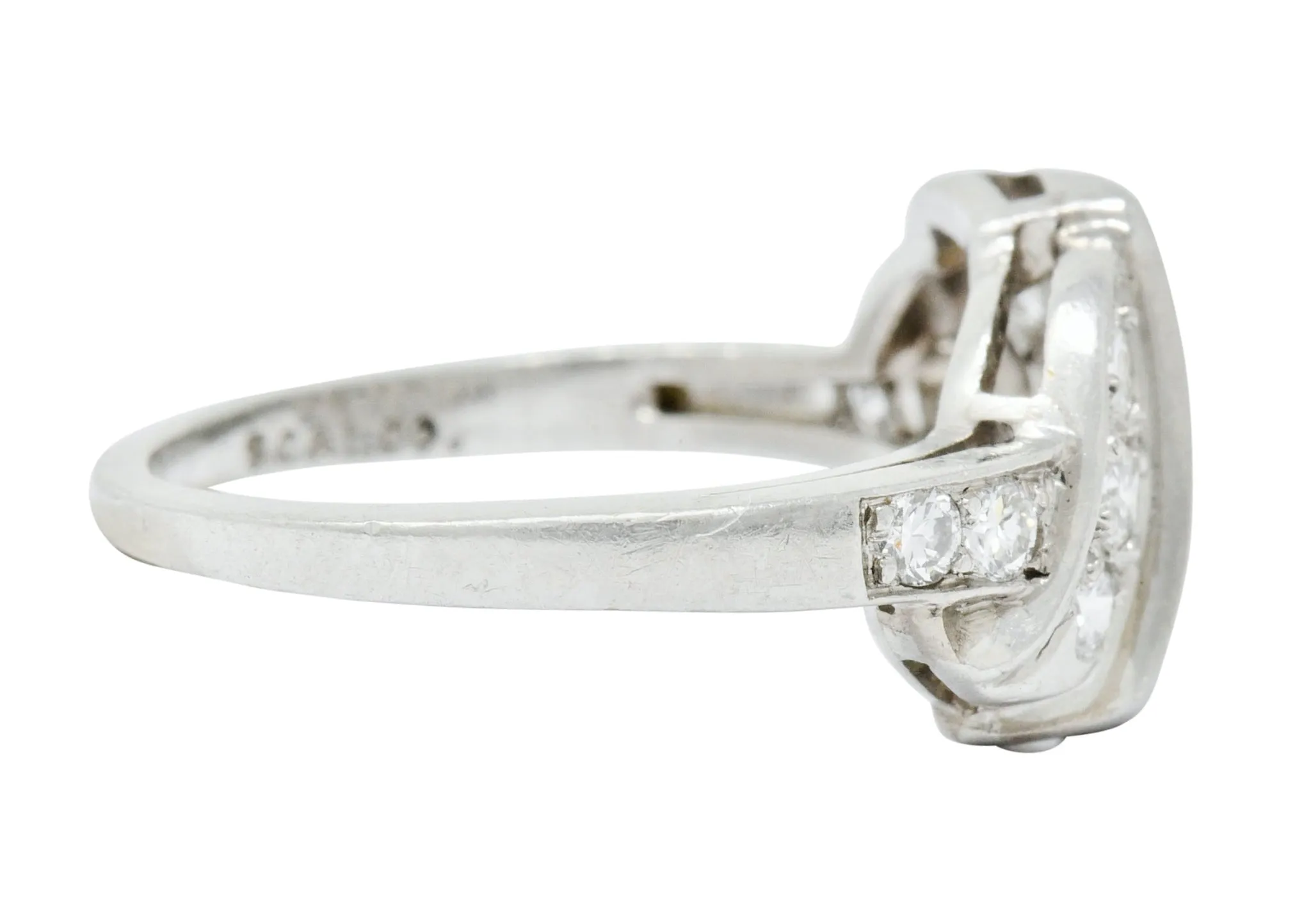 Shreve, Crump & Low Retro 0.70 CTW Diamond Platinum Band Ring