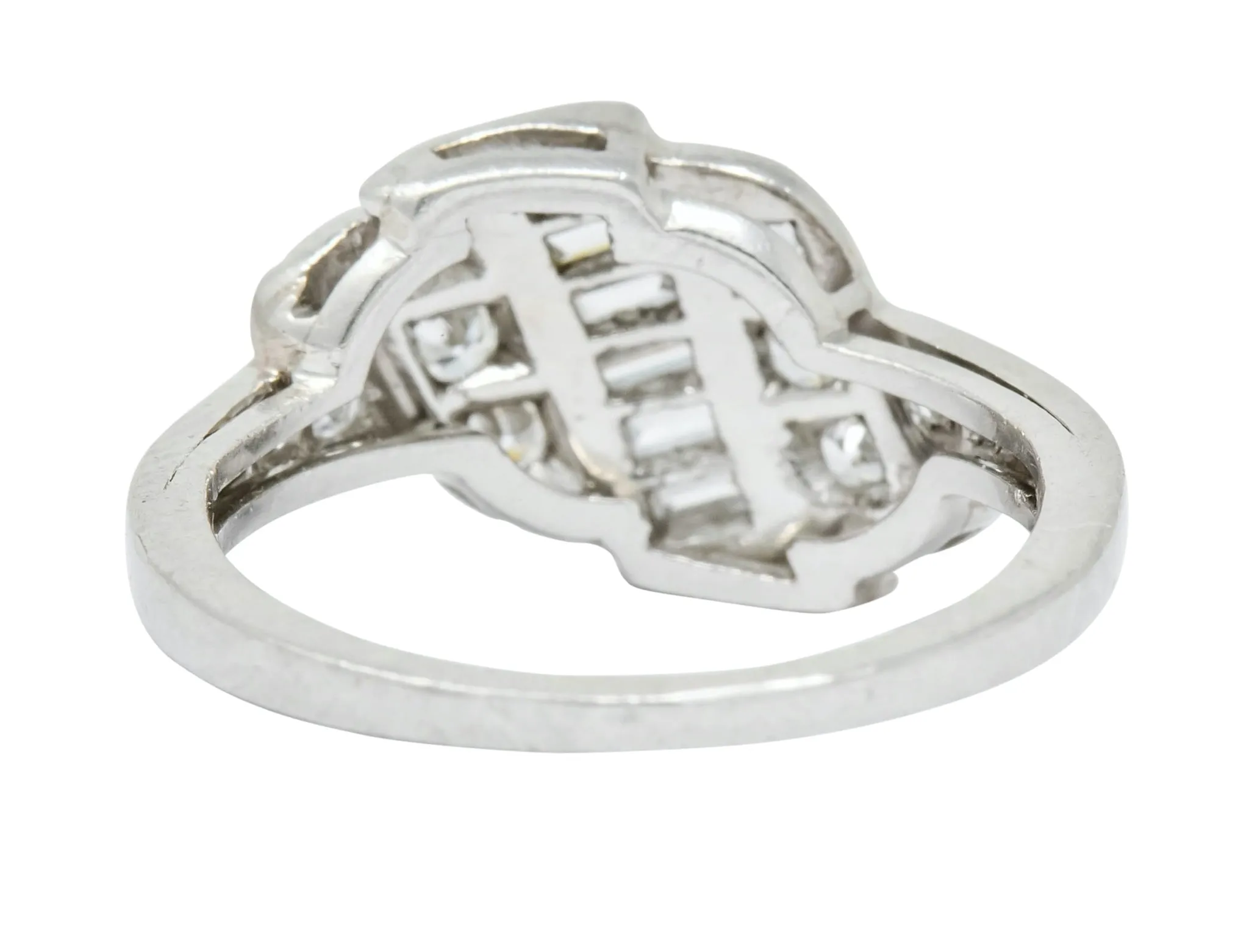 Shreve, Crump & Low Retro 0.70 CTW Diamond Platinum Band Ring