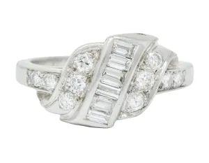 Shreve, Crump & Low Retro 0.70 CTW Diamond Platinum Band Ring