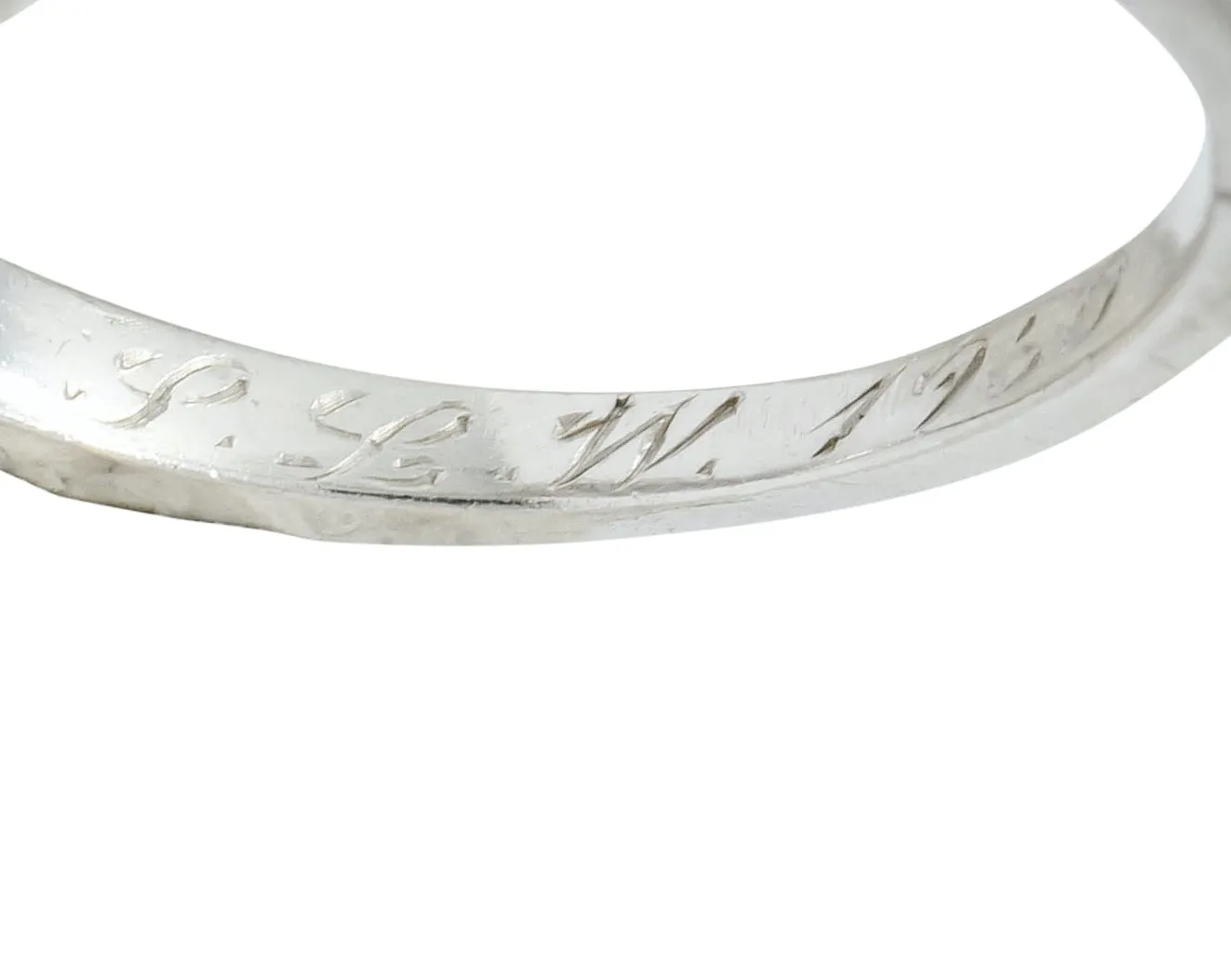 Shreve, Crump & Low Retro 0.70 CTW Diamond Platinum Band Ring