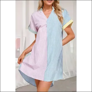 Sky Blue Mini Shirt Dress: Dress to Impress , or Don't. Needful Things 😉