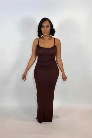 SPAGHETTI MAXI DRESS