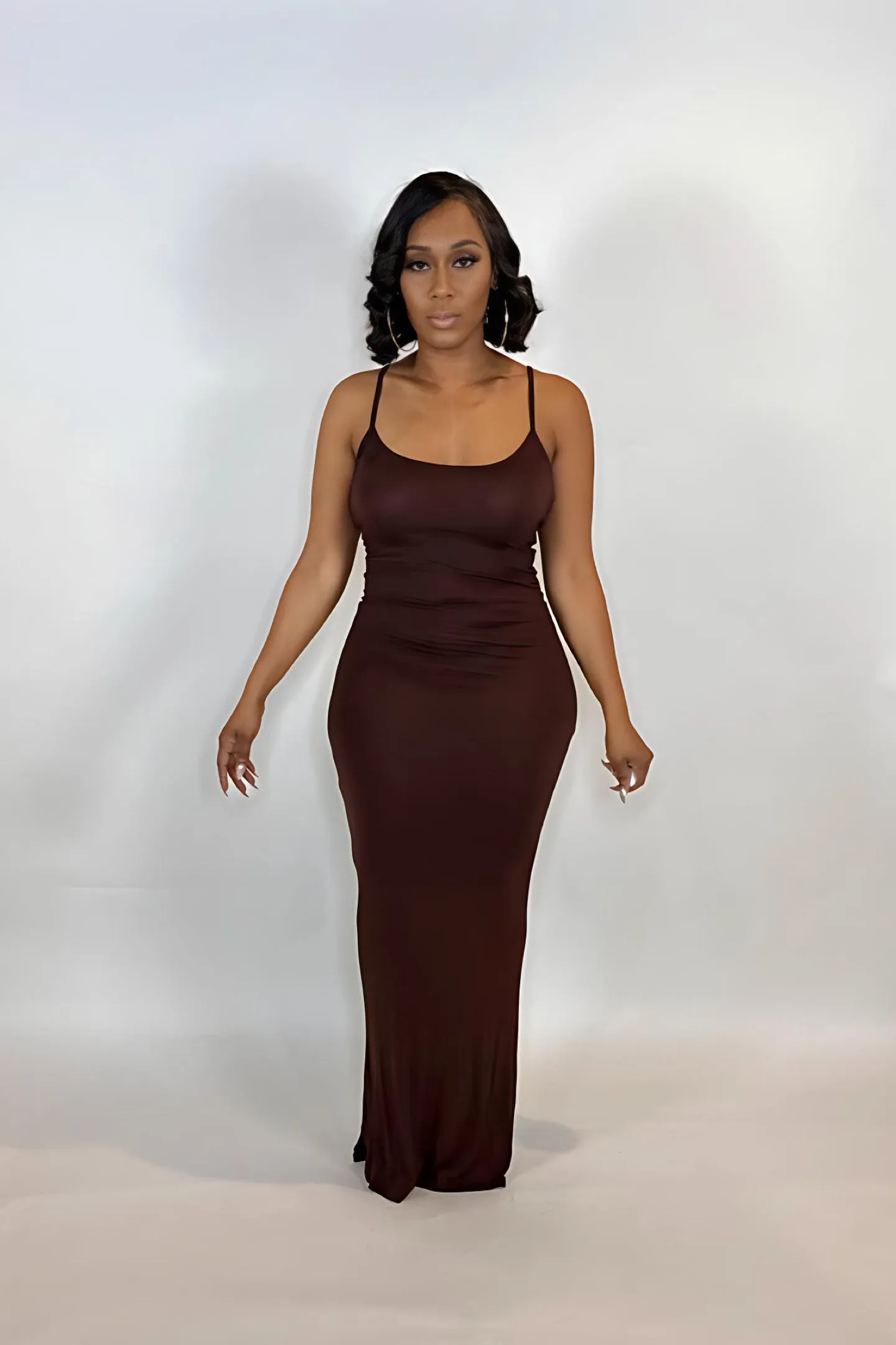 SPAGHETTI MAXI DRESS