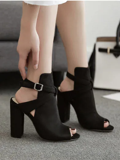 Spring and Summer New Women's Shoes Roman Thick with Fish Mouth Super High Heel Sandals