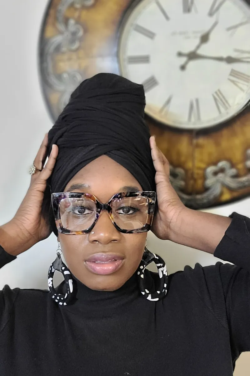 Square Cut Retro Oversized Eyeglasses with Multicolored Frames Renee