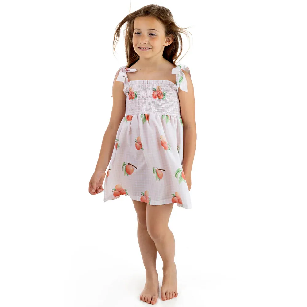 SS25 Meia Pata Girls Peaches Beach Dress