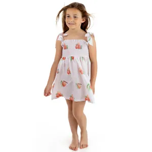 SS25 Meia Pata Girls Peaches Beach Dress