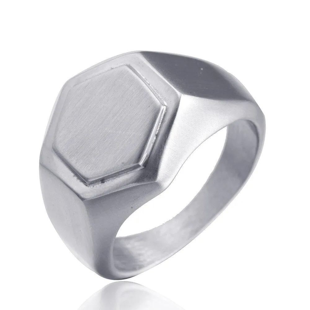 Stainless Steel Multiple Styles Ring Men