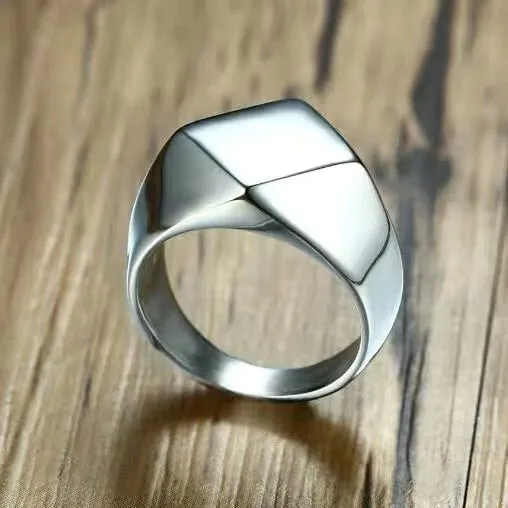 Stainless Steel Multiple Styles Ring Men