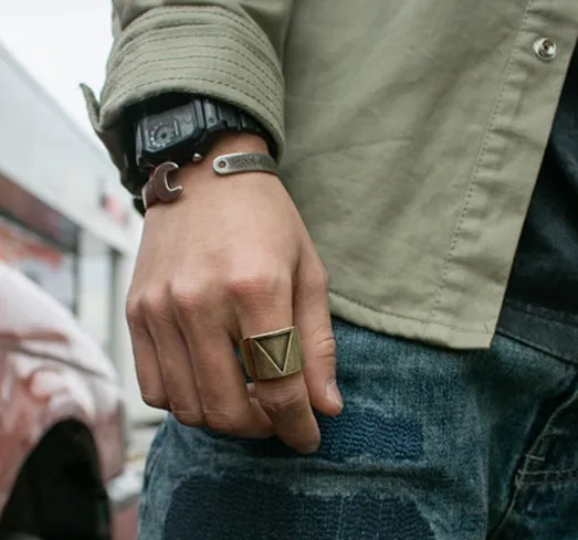 Stainless Steel Multiple Styles Ring Men