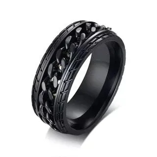 Stainless Steel Multiple Styles Ring Men