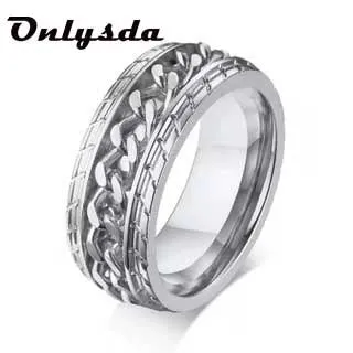 Stainless Steel Multiple Styles Ring Men