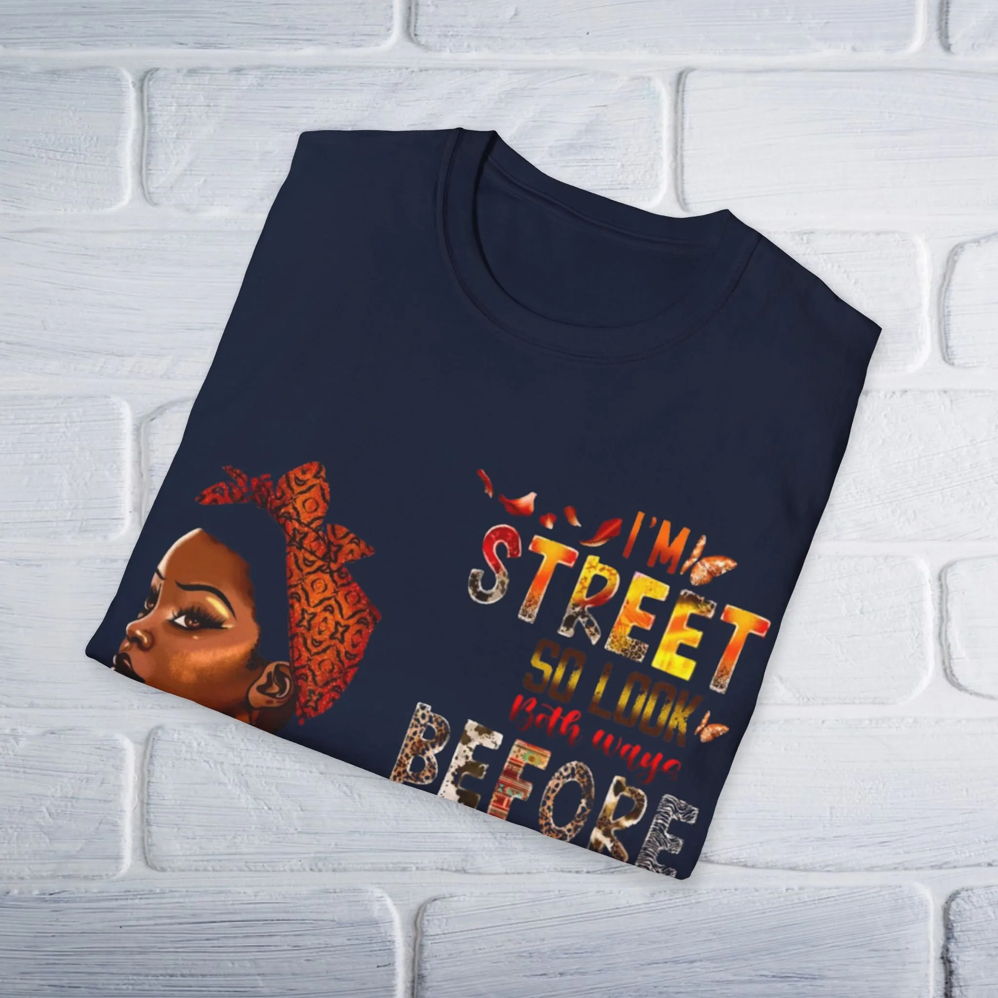 Street Attitude Unisex T-Shirt, Urban Graphic Tee, Cross Me Shirt, Cool Grunge Tee, Retro Style Top