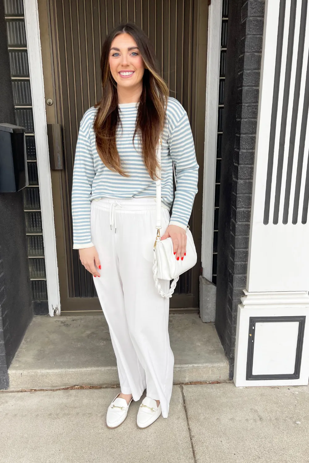Striped Lightweight Sweater Top