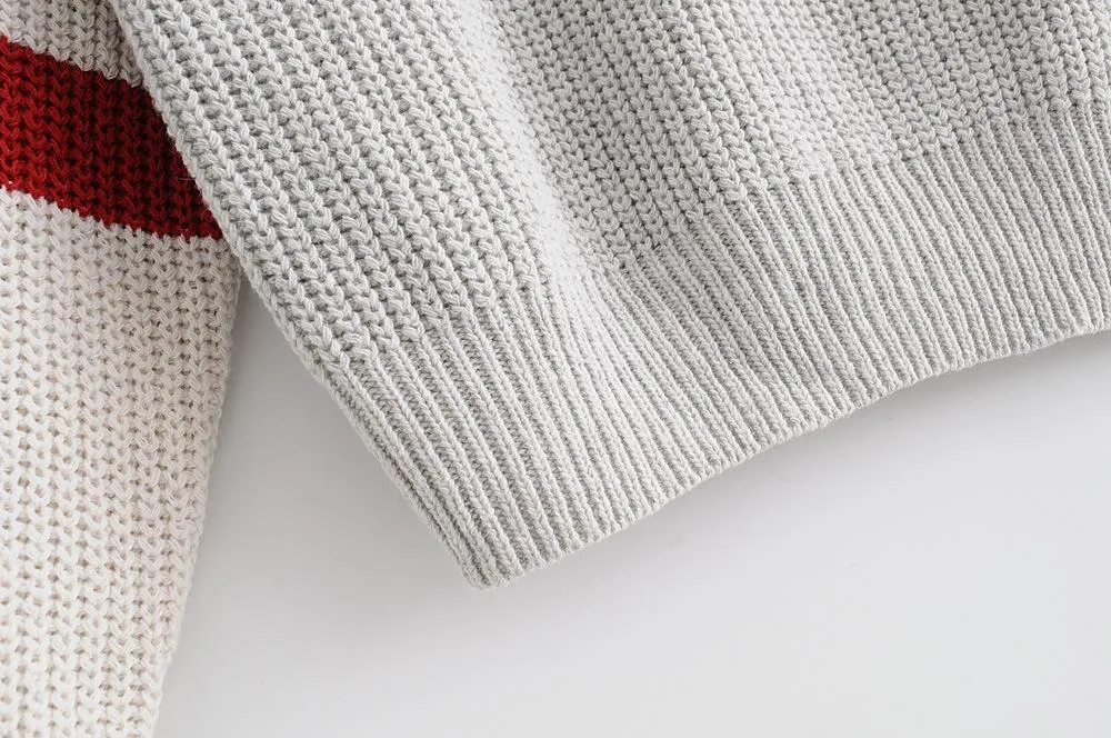 Striped Sweater Hoodie
