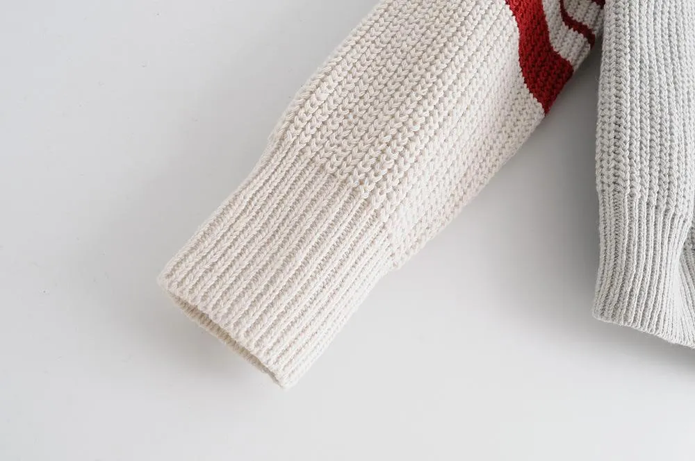 Striped Sweater Hoodie