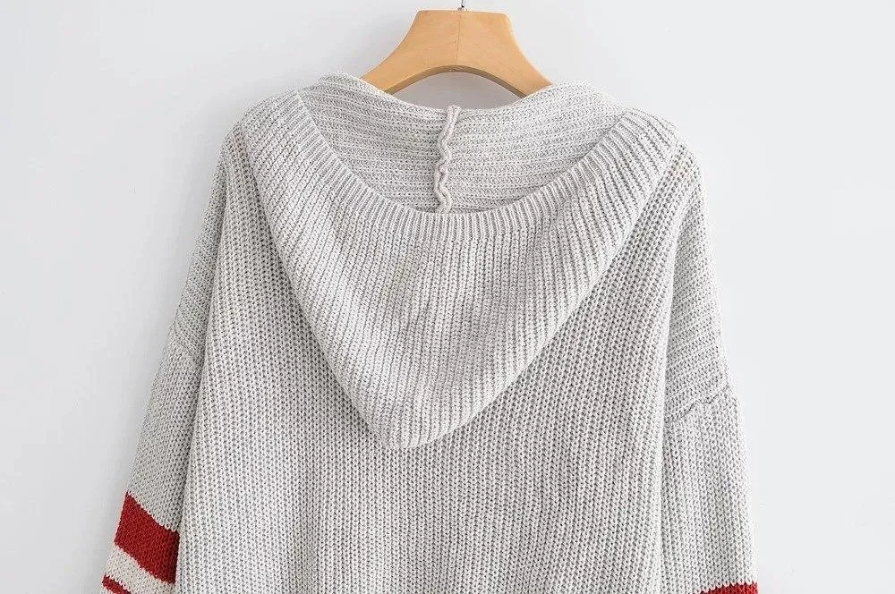 Striped Sweater Hoodie