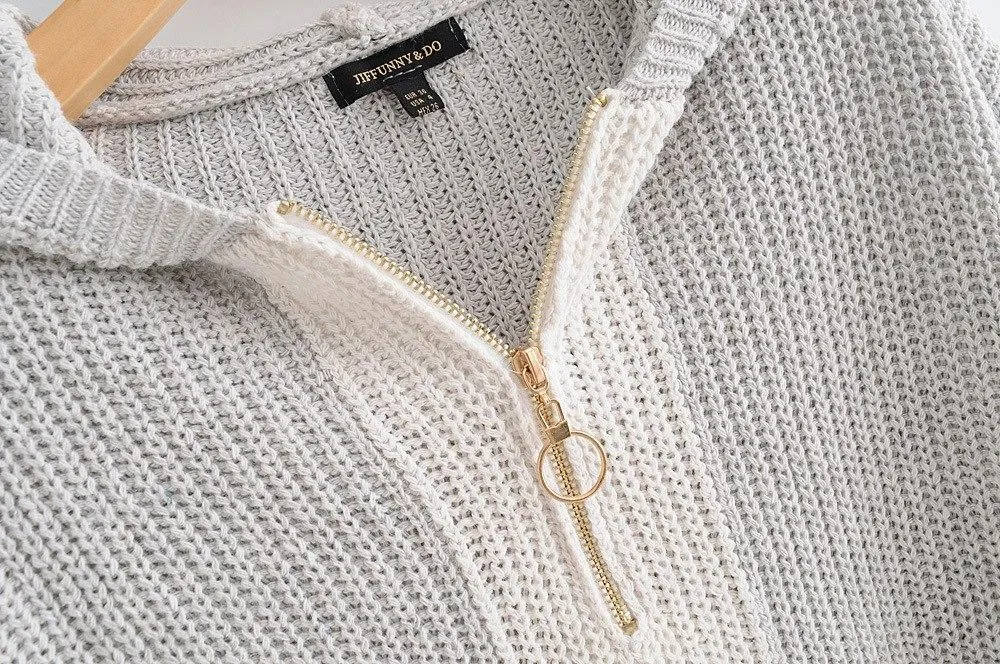 Striped Sweater Hoodie