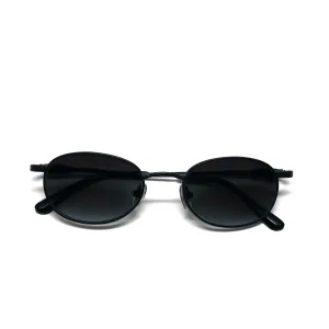 //Style 034// 90s Deadstock Rectangle Sunglasses - Black