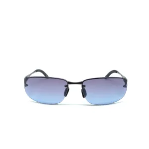 //Style 428// Deluxe Vintage 90s Frameless Metal Sunglasses - Blue