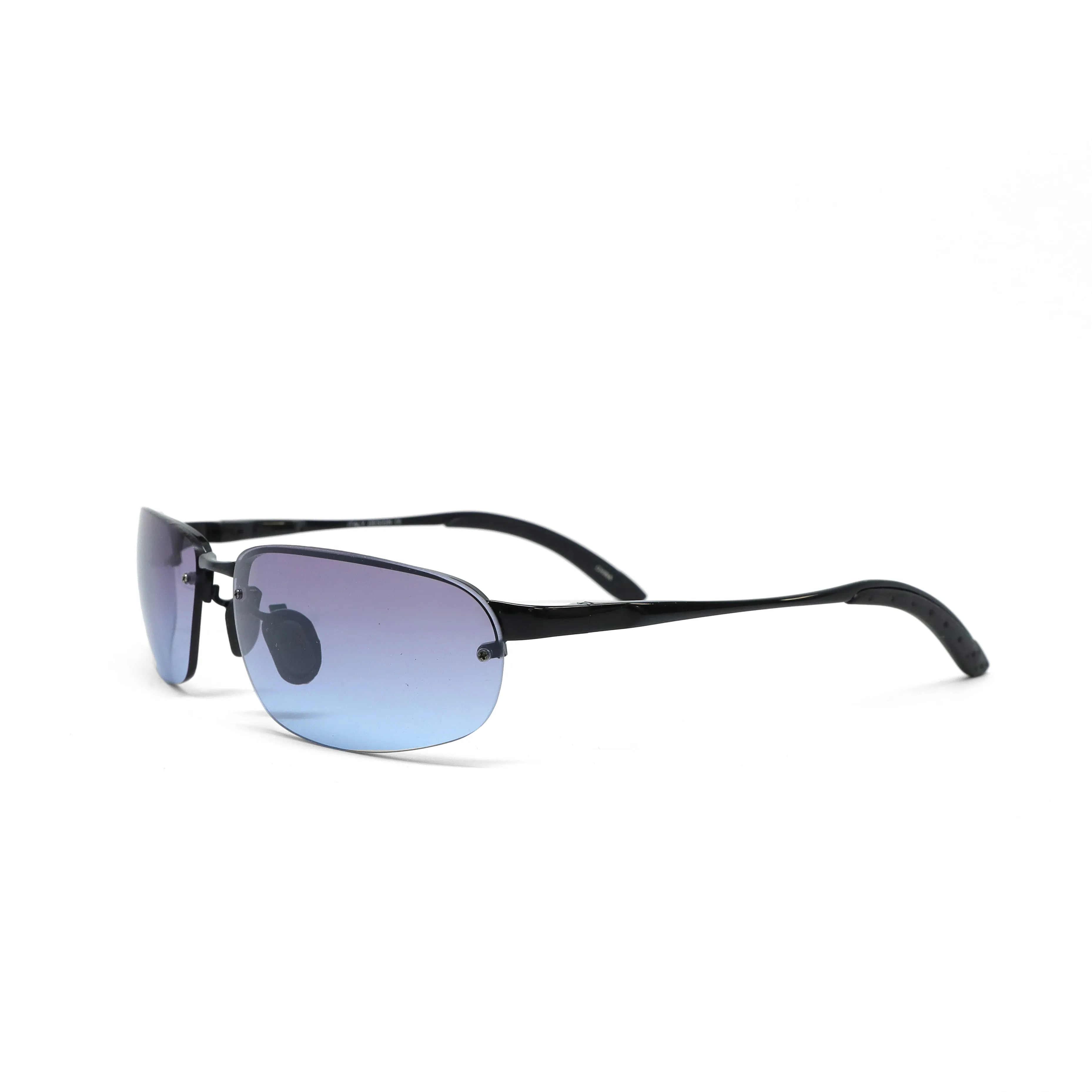 //Style 428// Deluxe Vintage 90s Frameless Metal Sunglasses - Blue