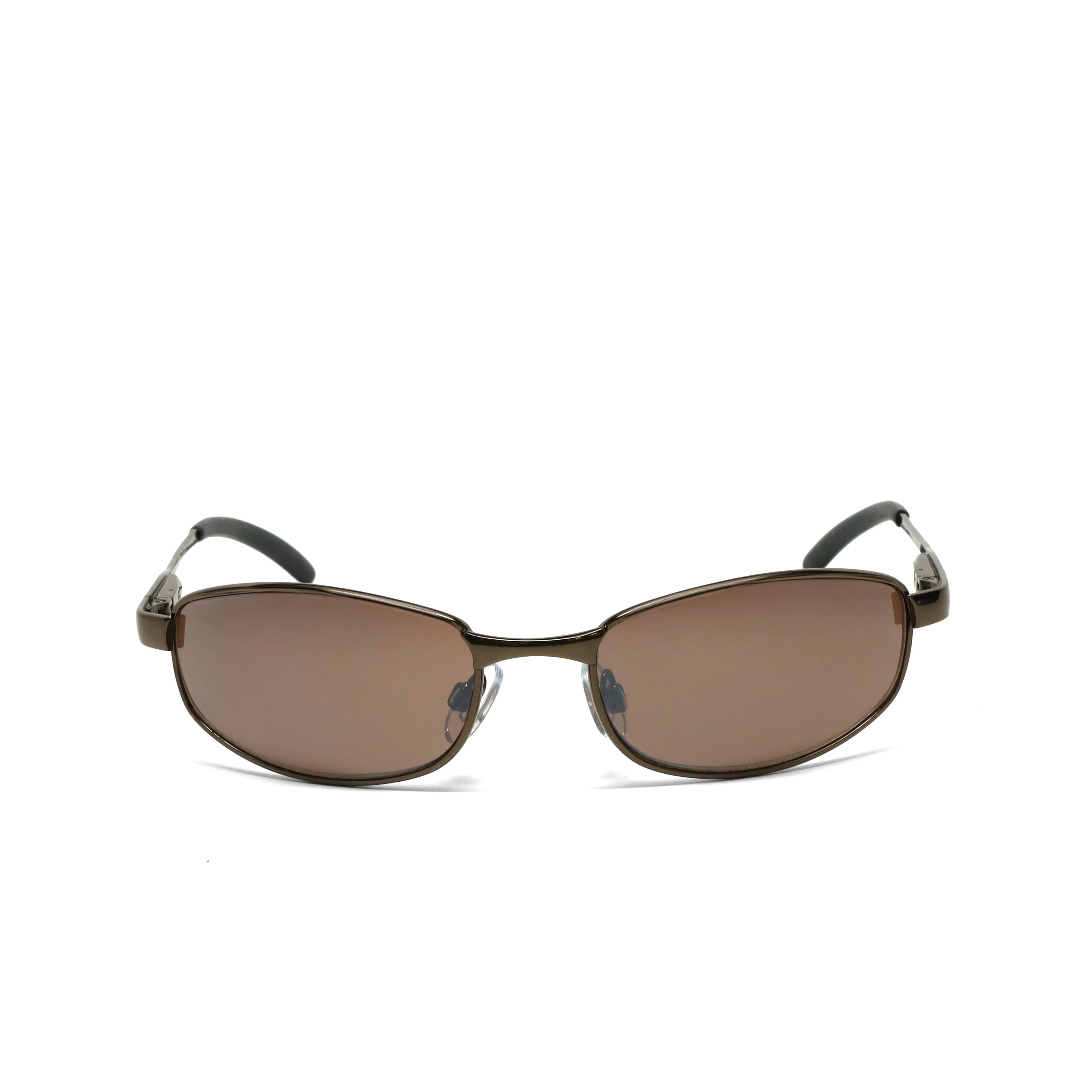 //Style 976// True Vintage 90s Y2k Wraparound Frame Sunglasses - Bronze