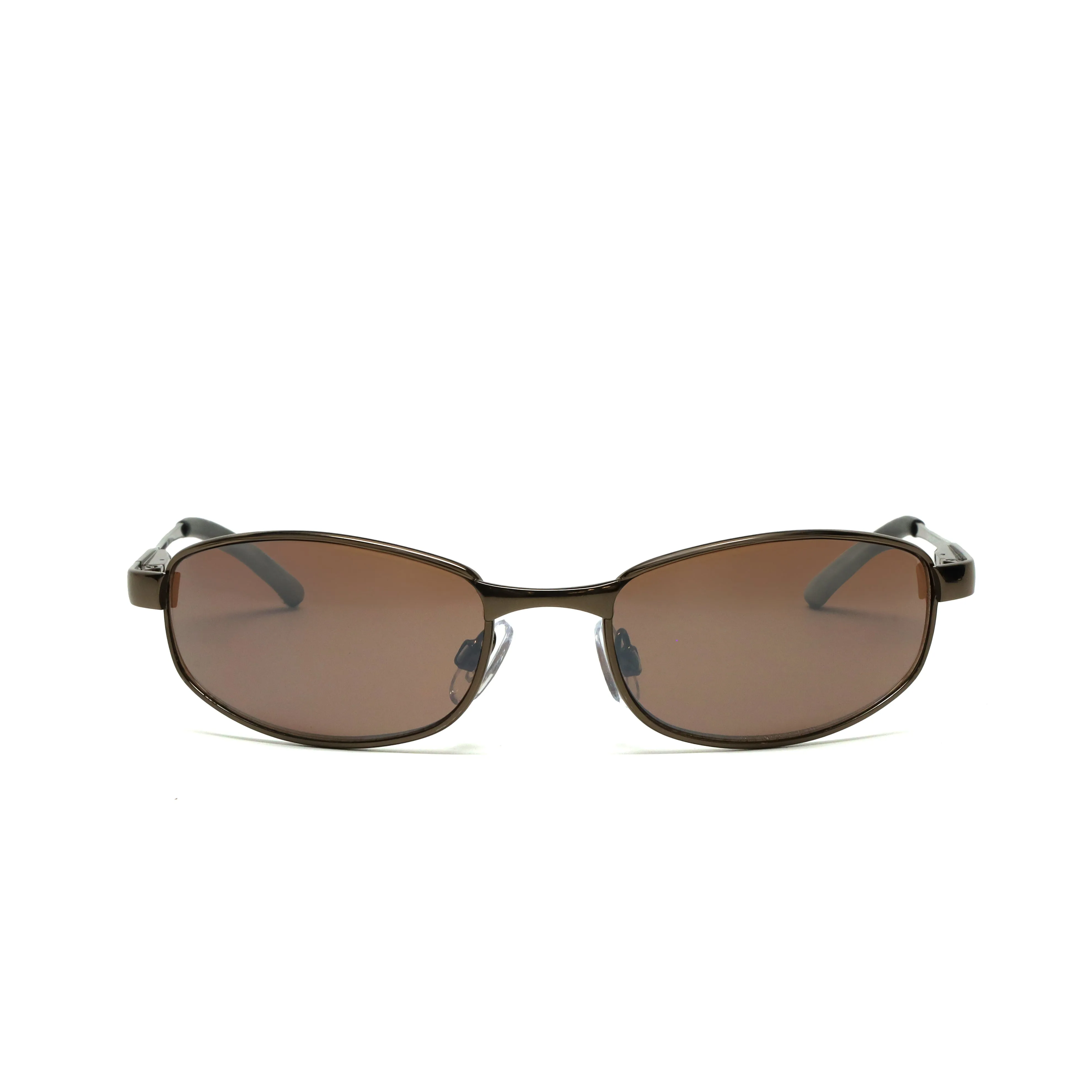 //Style 976// True Vintage 90s Y2k Wraparound Frame Sunglasses - Bronze