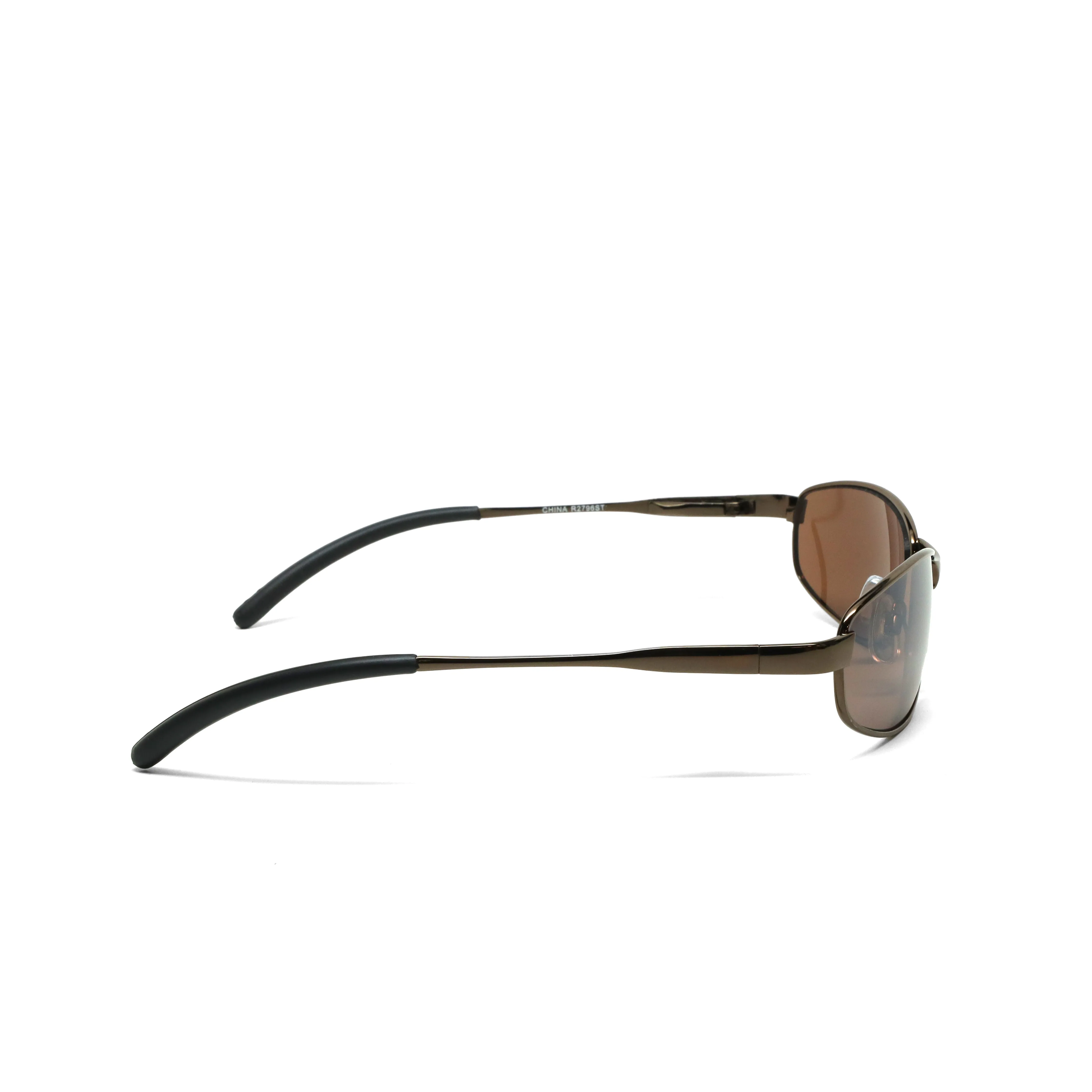 //Style 976// True Vintage 90s Y2k Wraparound Frame Sunglasses - Bronze