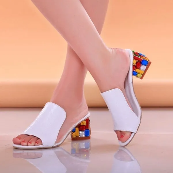 Summer European and American Shoes with Breathable Sandals Diamond In The Rough with Sandals and Slippers