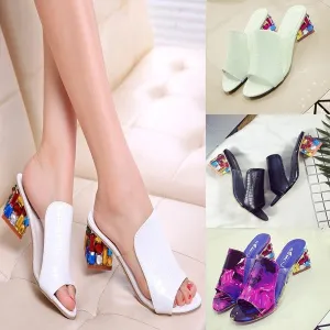 Summer European and American Shoes with Breathable Sandals Diamond In The Rough with Sandals and Slippers