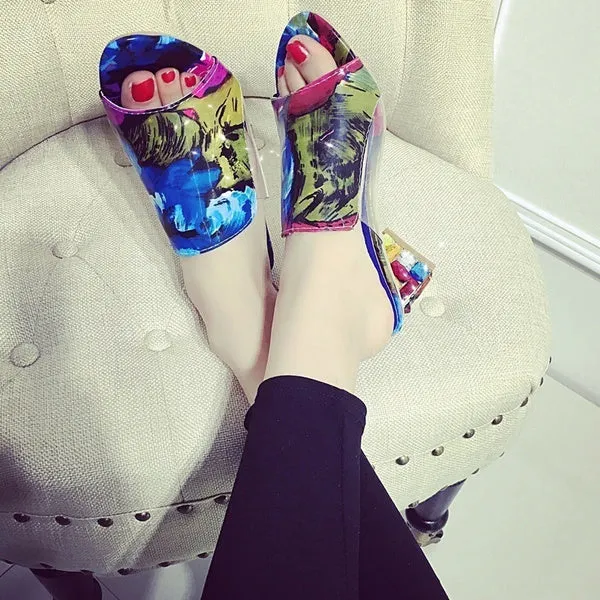 Summer European and American Shoes with Breathable Sandals Diamond In The Rough with Sandals and Slippers