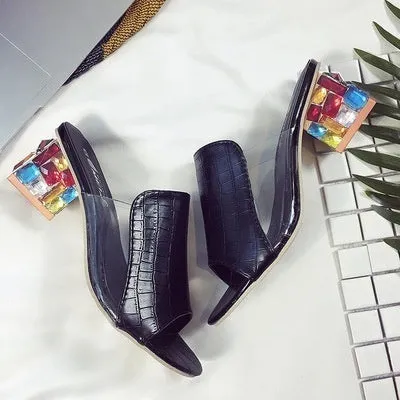 Summer European and American Shoes with Breathable Sandals Diamond In The Rough with Sandals and Slippers