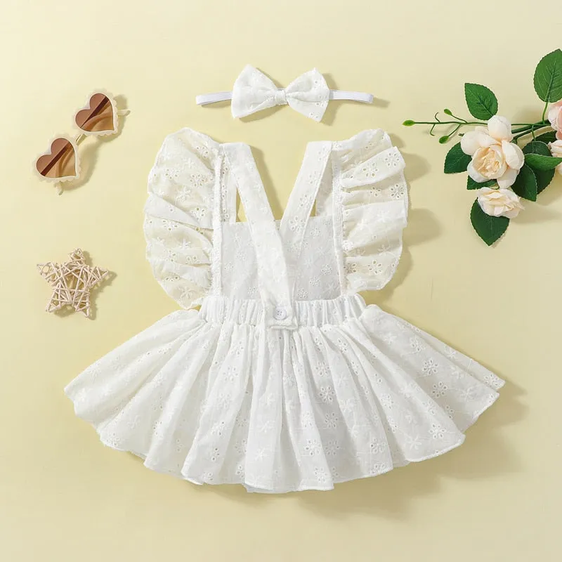 Summer Jumpsuit Dress With Ruffles