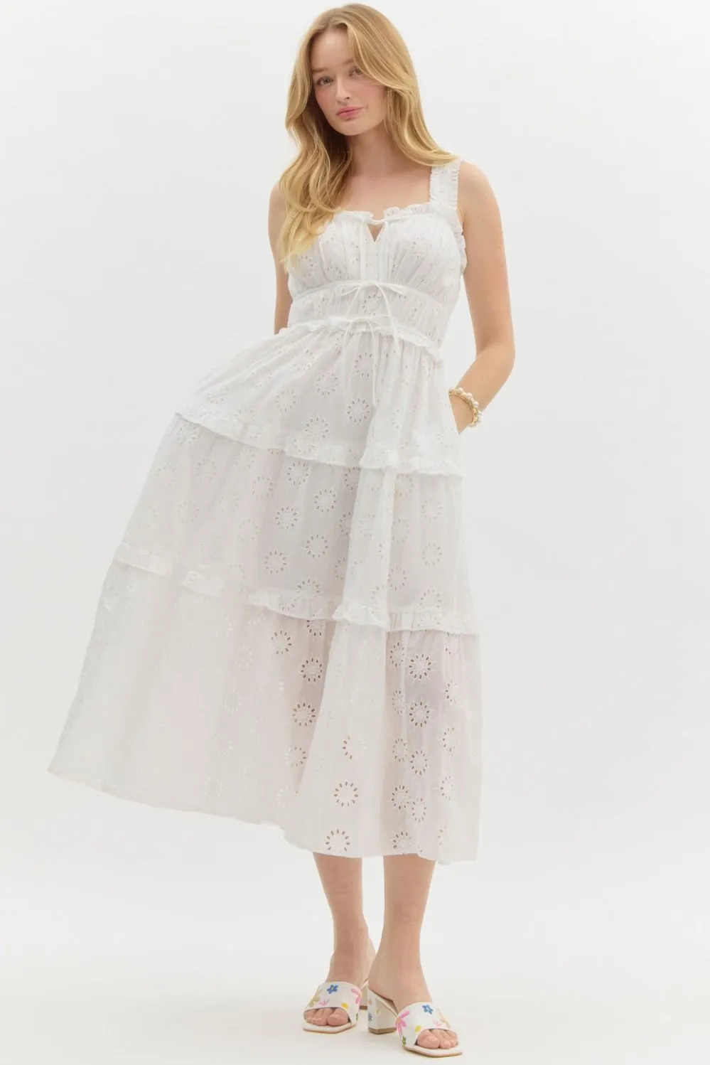 Summer White Midi