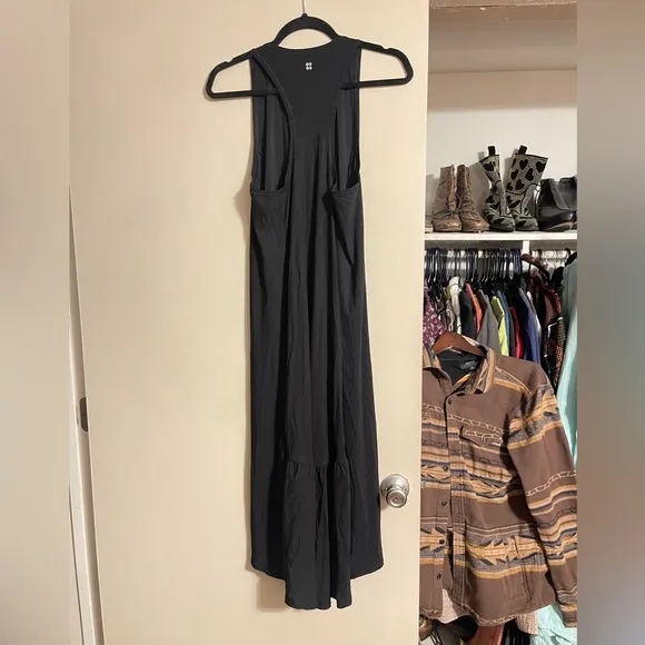 Sweaty Betty Explorer Ace Midi Dress Black sz S