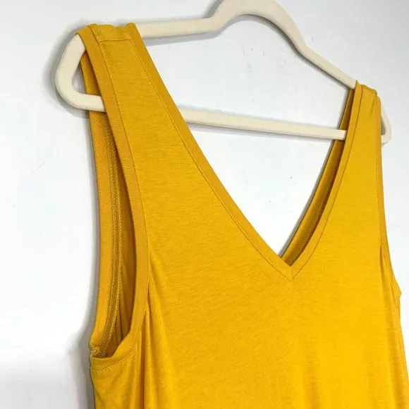 SWEATY BETTY Golden Yellow Take it Easy Dress Size L / 12