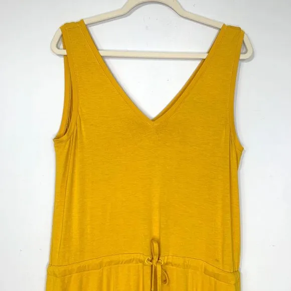 SWEATY BETTY Golden Yellow Take it Easy Dress Size L / 12