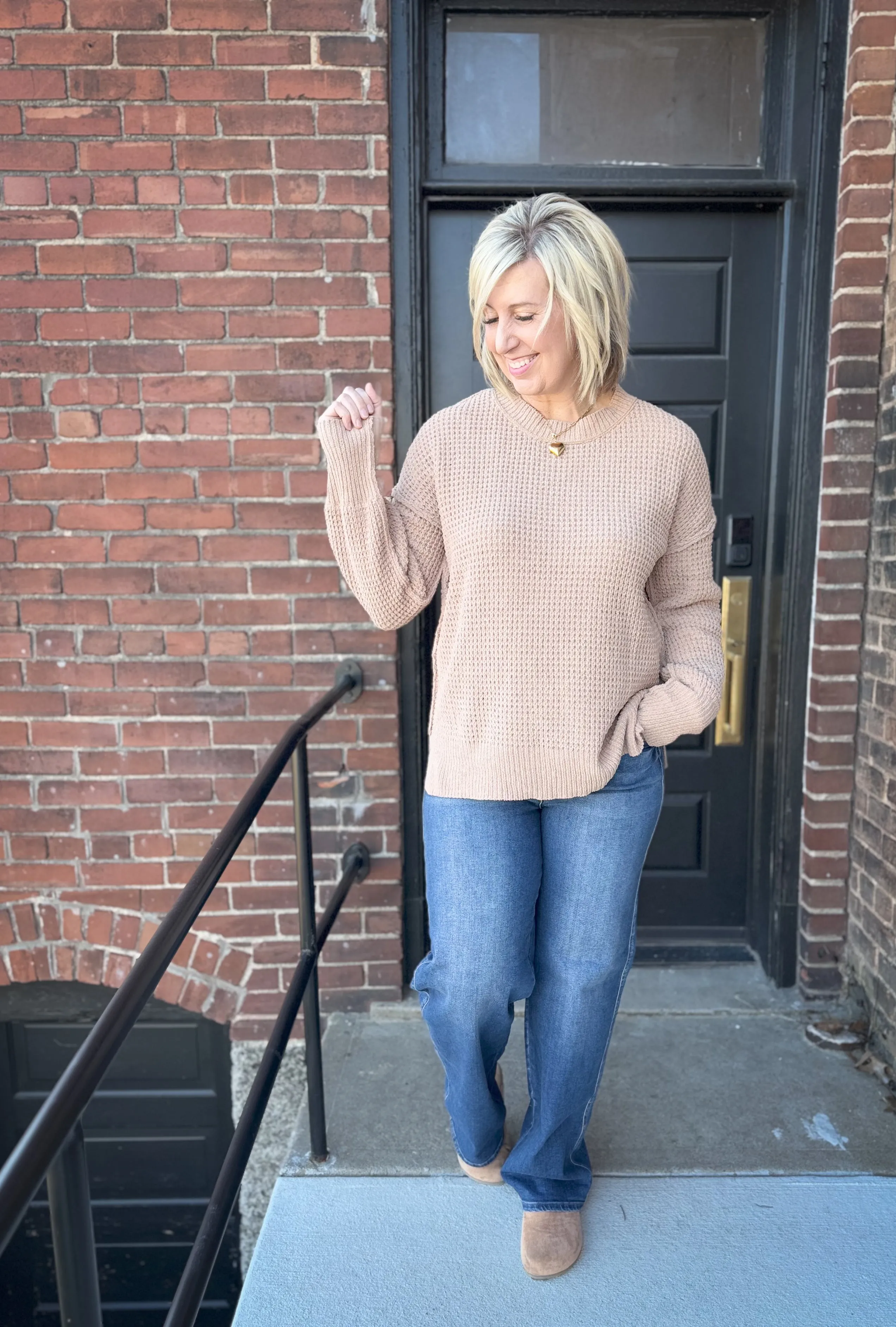 Taupe Lightweight Sweater